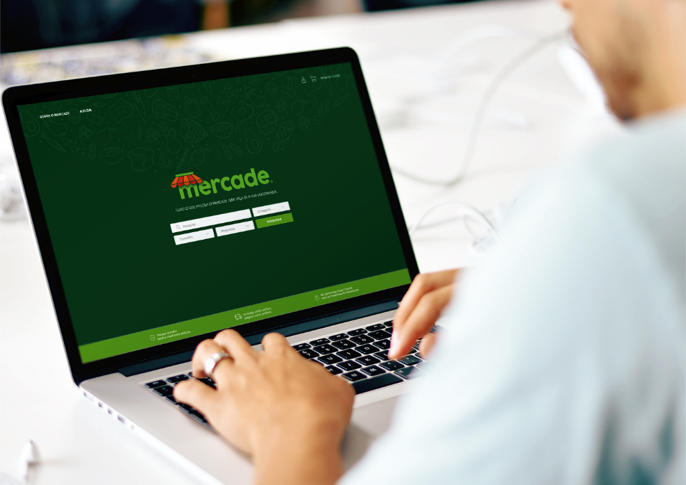 Person in front of laptop